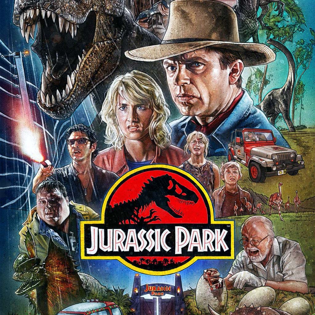 Jurassic Park Poster Cut